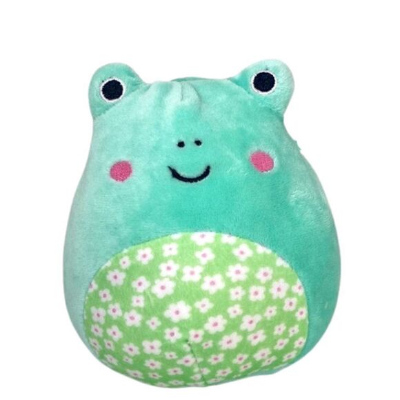 Kellytoy Mini Squishmallows 5" Wendy Frog Easter Floral Belly - Picture 1 of 7
